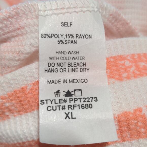 LIBERTY PATRIOTIC Americana Stars Stripes Knot Sleeveless Tank Summer XL - Picture 8 of 13